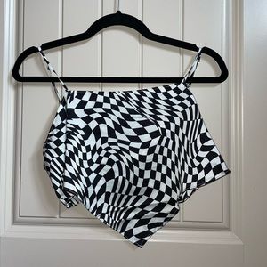 TRIPPY CHECKERED TANK TOP